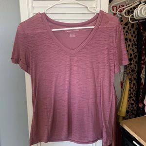 Oversized mauve shirt from American eagle